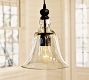 Rustic Glass Indoor/Outdoor Pendant (9"-14")