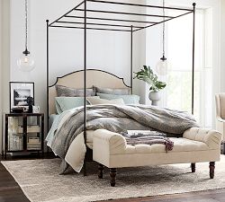 Lorraine Tufted Upholstered Bench (56")