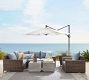 Torrey Wicker 4-Piece Square Arm Outdoor Sectional (101")