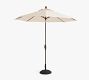9' Round Outdoor Patio Umbrella &ndash; Rustproof Aluminium Tilt Frame