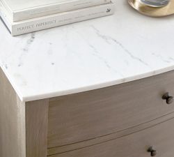 Alexandra Marble 3-Drawer Dresser (33.5")