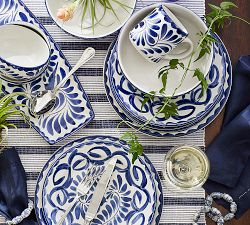 Puebla Porcelain Mugs - Set of 4
