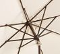9' Round Outdoor Patio Umbrella &ndash; Rustproof Aluminium Tilt Frame