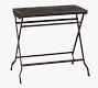 Carter Rectangular Metal Folding Tray Table (13")