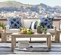 Indio Eucalyptus Rectangular Outdoor Coffee Table (43")
