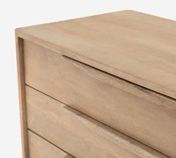 Dolores Cane 3-Drawer Tall Dresser (34")