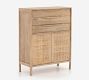 Dolores Cane 3-Drawer Tall Dresser (33.5")