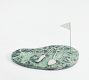 Figural Golf Marble Cheese Board &amp; Cheese Knives Set