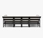 Malibu Metal 8-Piece U-Shaped Outdoor Sectional (115")