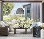 Flora Wicker Round Indoor/Outdoor Pendant (19"-22")