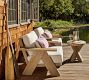 Modern Farmhouse Round Outdoor Side Table (20")