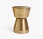 Shae Round Metal Accent Table (14")