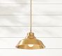 Wright Metal Round Indoor/Outdoor Pendant (12")