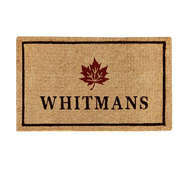 Autumn Leaf Icon Personalized Doormat thumbnail 5