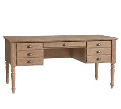 Printer's Keyhole Executive Desk (64")