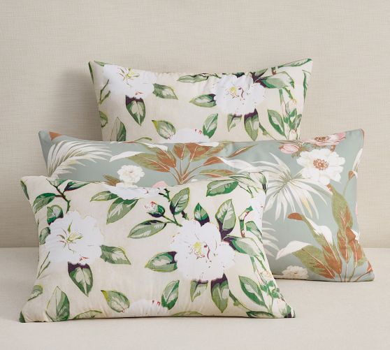 Sidney Reversible Organic Percale Comforter Sham