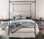 Belgian Flax Linen Bed Skirt with Side Pleats