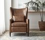 Champlain Square Arm Leather Recliner