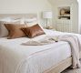 Pieced Leather Pillow Cover