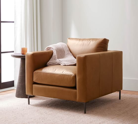 Jake Leather Chair by Pottery Barn