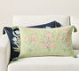 Roller Rabbit Floral Decorative Lumbar Pillow Cover