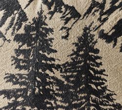 Rustic Forest Lumbar Pillow Cover