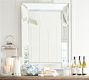 Beveled Glass Frame Rectangular Wall Mirror