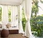 Outdoor Curtain Rod &amp; End Cap Finials