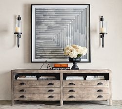 Architect's Reclaimed Wood Media Console (68")