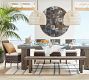 Flora Rattan Pendant (19"-23")