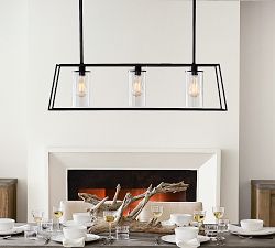 Zaire Iron Chandelier (9")