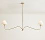 Linen Tapered Clip-On Chandelier Shades, Set of 2 (10")
