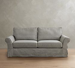 PB Comfort Roll Arm Slipcovered Sofa (68"&ndash;122")