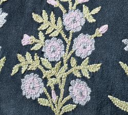 Roller Rabbit Floral Decorative Lumbar Pillow Cover