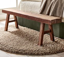 Rustic Reclaimed Wood Bench (60")