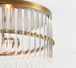 Mallory Crystal Flush Mount (18")