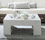 Pomona Concrete Chunky Leg Square Outdoor Coffee Table (40")