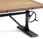 Pittsburgh Rectangular Crank Coffee Table
