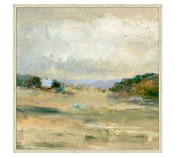 View of the Valley Framed Canvas
