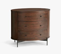 Warren 3-Drawer Oval Dresser (36")