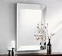 Beveled Glass Frame Rectangular Wall Mirror