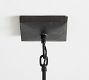 Fallon Forged-Iron Indoor/Outdoor Pendant (13")