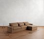Westwood Roll Arm Deep Seat Leather Modular Chaise Sectional