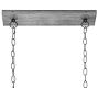 Clarissa Rectangular Crystal Chandelier (30"-40")