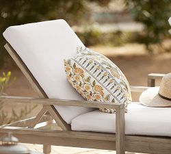 Indio Eucalyptus Outdoor Single Chaise Lounge
