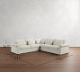 Westwood Roll Arm Deep Seat Slipcovered 3-Piece L-Shaped Sectional (125")