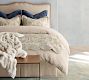 Belgian Flax Linen Bed Skirt with Side Pleats