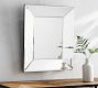 Beveled Glass Frame Rectangular Wall Mirror