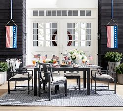 Indio Metal Extendable Outdoor Dining Table (60"-86")
