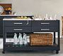 Malibu Metal Outdoor Kitchen Island (58")